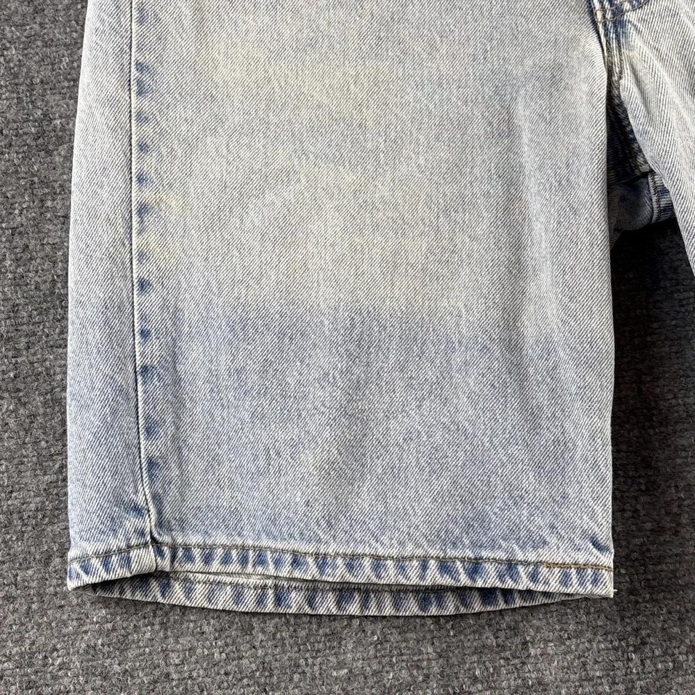 Vintage 90s Levi's 550 Orange Tab Shorts W34 Blank Tab Rare Light Wash Jorts